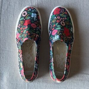 Rifle Paper Keds Women's Floral Slip-On Shoes